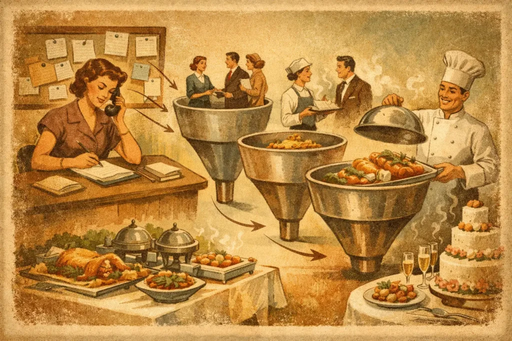 Como organizar pipeline de vendas de buffet